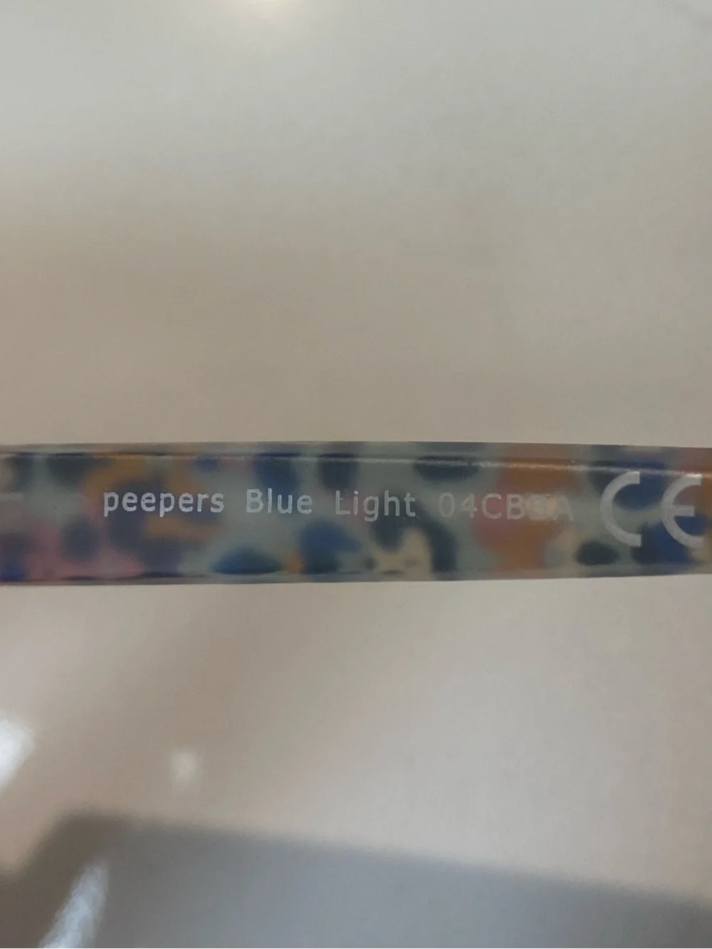Peppers blue light glass +2.50 Blue Multi Leopard Print Eyewear Frames